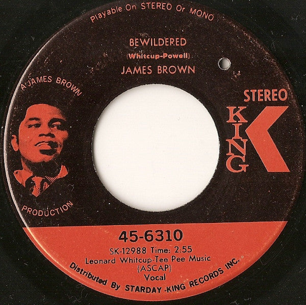 James Brown - Brother Rapp (Part 1) & (Part 2) / Bewildered - The Funkadoobian