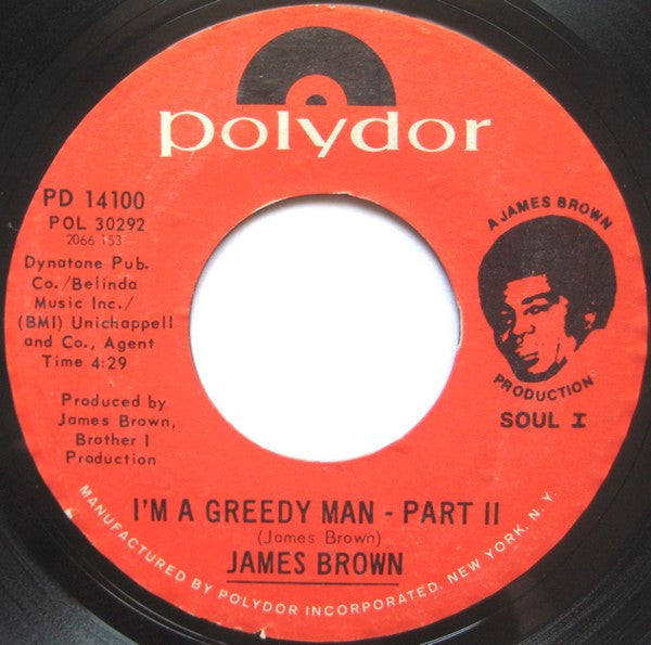 James Brown - I'm A Greedy Man - The Funkadoobian