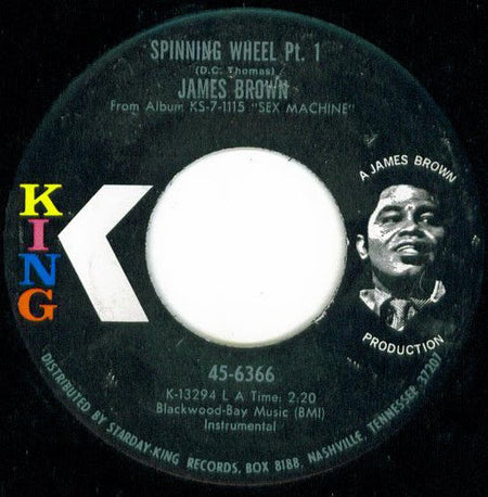 James Brown - Spinning Wheel - The Funkadoobian