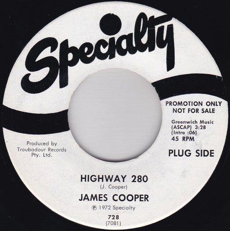 James Cooper - Highway 280 - The Funkadoobian