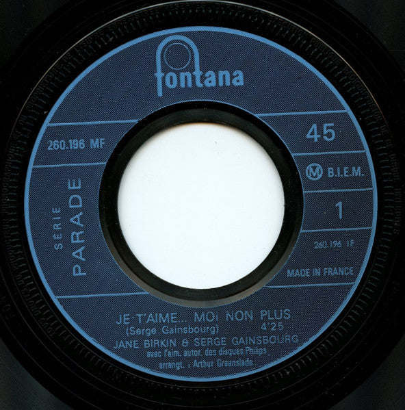 Jane Birkin Avec Serge Gainsbourg - Je T'aime... Moi Non Plus / Jane B. - The Funkadoobian