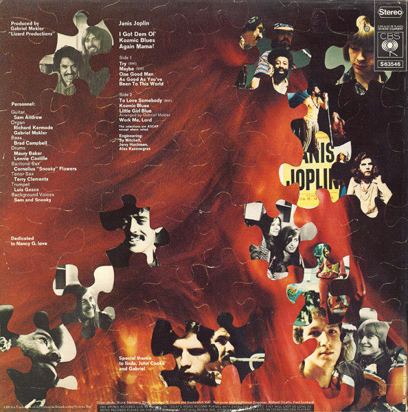 Janis Joplin - I Got Dem Ol' Kozmic Blues Again Mama! - The Funkadoobian