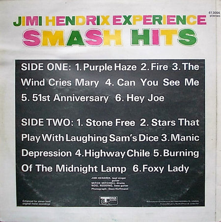 The Jimi Hendrix Experience - Smash Hits - The Funkadoobian