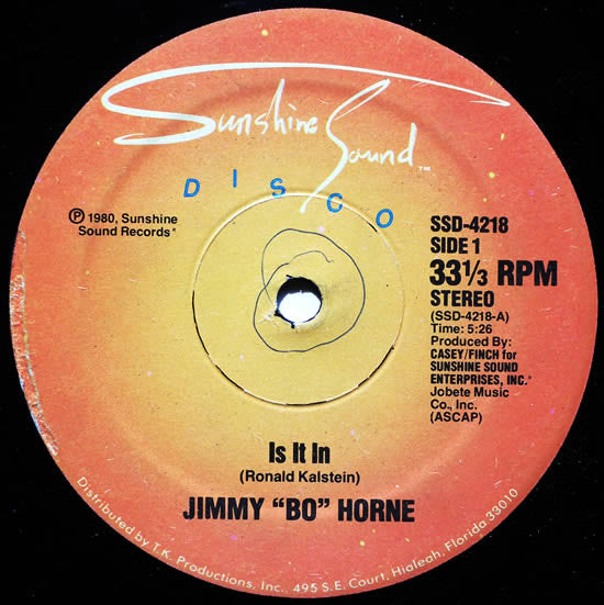 Jimmy Bo Horne - Is It In / I Wanna Go Home With You - The Funkadoobian