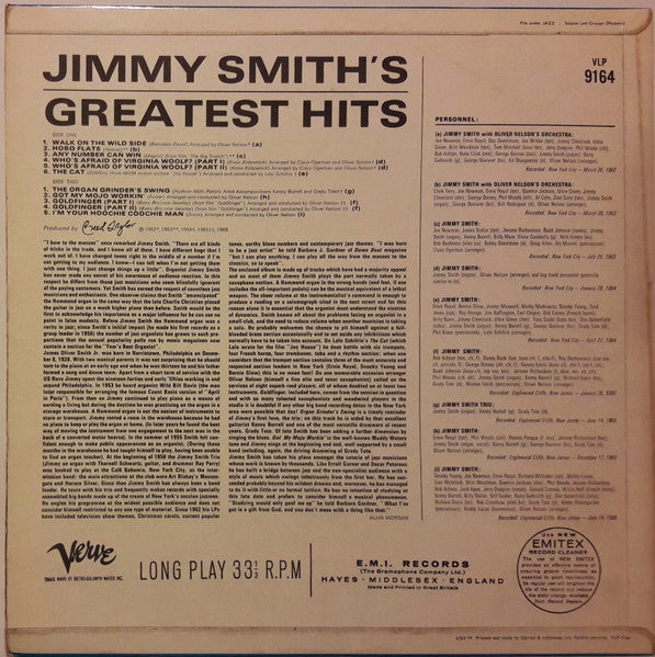 Jimmy Smith - Jimmy Smith's Greatest Hits - The Funkadoobian