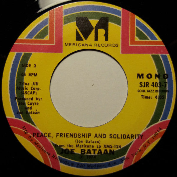 Joe Bataan - Latin Strut / Peace, Friendship And Solidarity