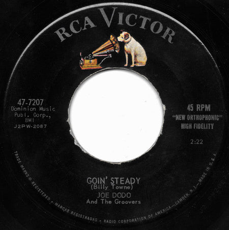 Joe Dodo And The Groovers - Groovy / Goin' Steady - The Funkadoobian