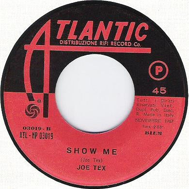 Joe Tex - For Your Love / Show Me