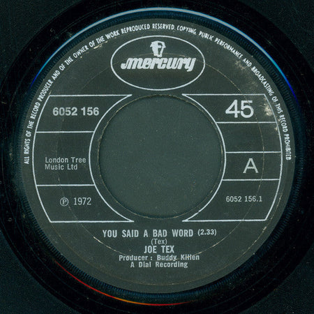 Joe Tex - You Said A Bad Word - The Funkadoobian