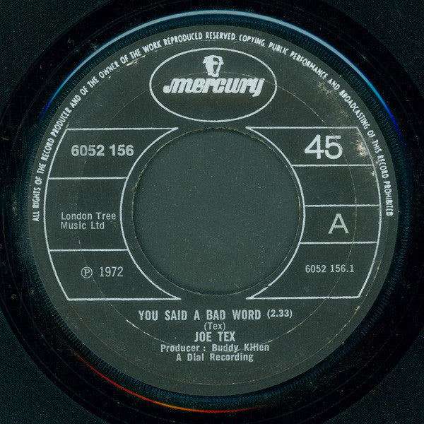 Joe Tex - You Said A Bad Word - The Funkadoobian