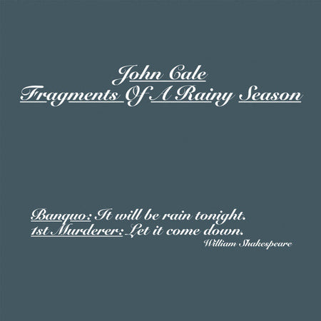 John Cale - Fragments Of A Rainy Season - The Funkadoobian