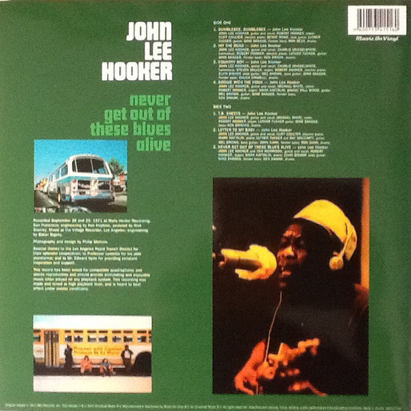 John Lee Hooker - Never Get Out Of These Blues Alive - The Funkadoobian