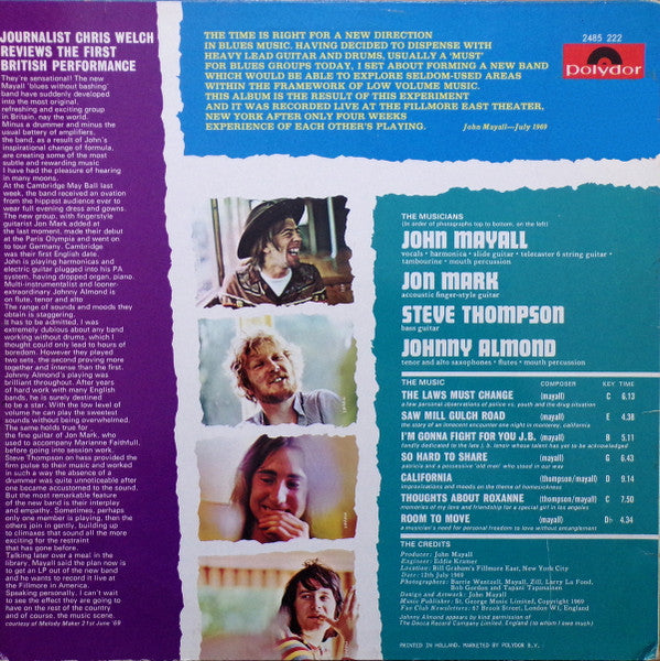 John Mayall - The Turning Point - The Funkadoobian