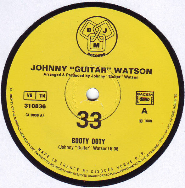 Johnny Guitar Watson - Booty Ooty - The Funkadoobian