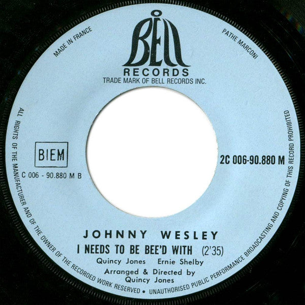 Sarah Vaughan / Johnny Wesley - The Time For Love Is Anytime (Bande Sonore Originale Du Film)