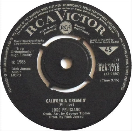 José Feliciano - Light My Fire / California Dreamin' - The Funkadoobian