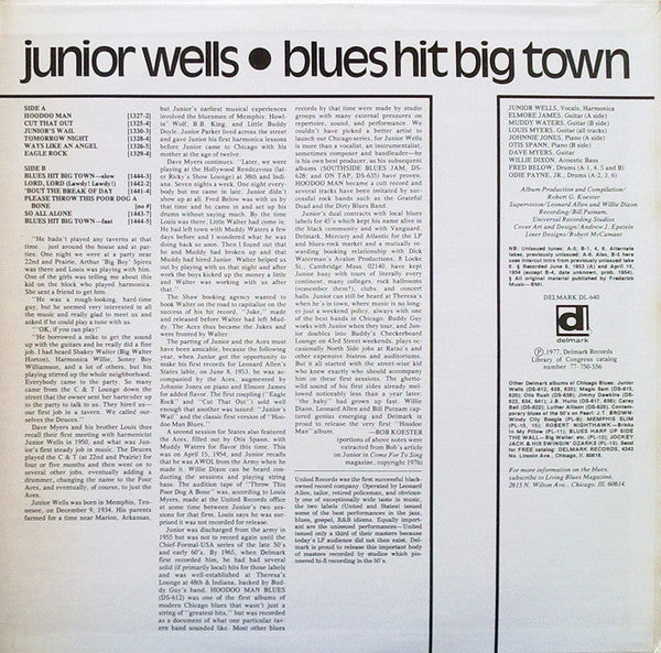 Junior Wells - Blues Hit Big Town - The Funkadoobian