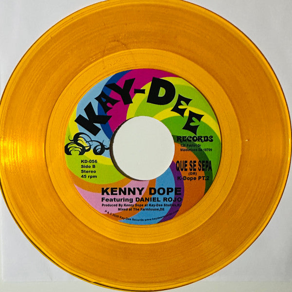 Kenny Dope Gonzalez Featuring Daniel Rojo - Que Se Sepa Limited Edition, Orange