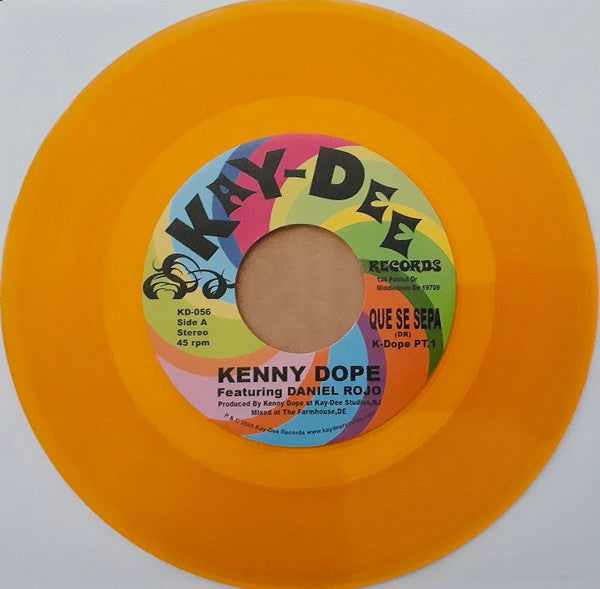 Kenny Dope Gonzalez Featuring Daniel Rojo - Que Se Sepa Limited Edition, Orange