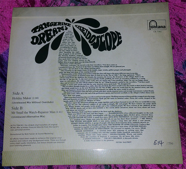 Kaleidoscope (2) - Tangerine Dreams - The Funkadoobian