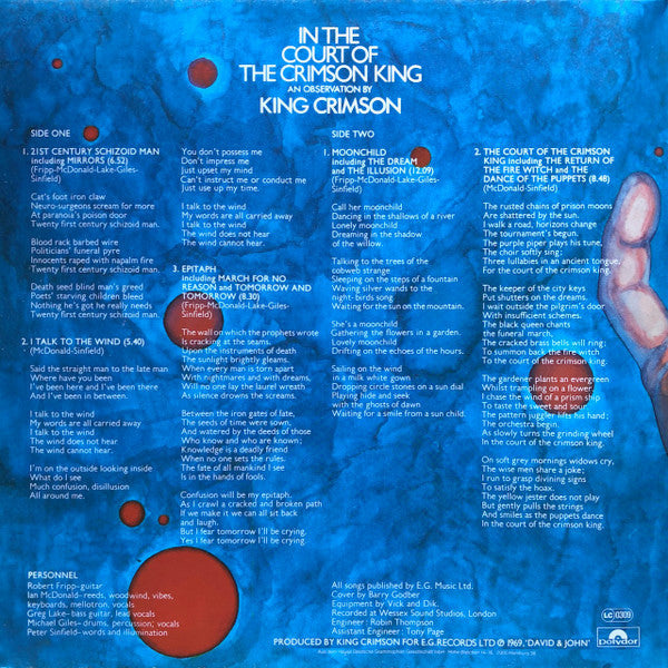 King Crimson - In The Court Of The Crimson King (An Observation By King Crimson) - The Funkadoobian