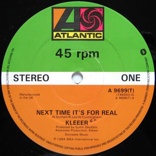 Kleeer - Next Time It's For Real - The Funkadoobian