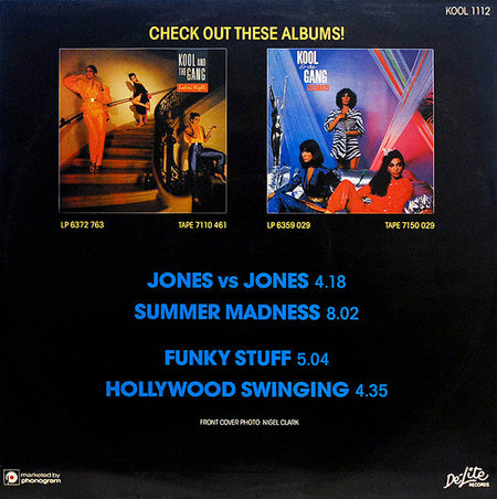 Kool & The Gang - Jones Vs Jones / Summer Madness - The Funkadoobian