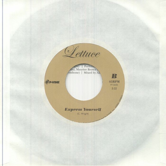 LETTUCE - Move On Up / Express Yourself, Vinyl, 7'' – The