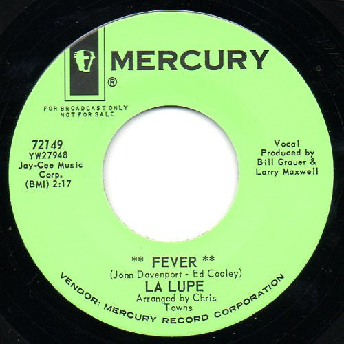 La Lupe - Fever / Ooh