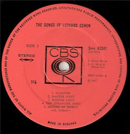 Leonard Cohen - Songs Of Leonard Cohen - The Funkadoobian
