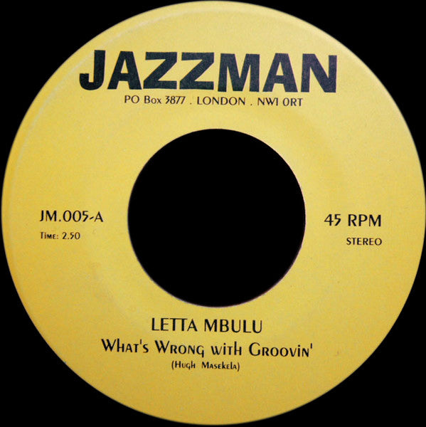 Letta Mbulu / Lorez Alexandria - What's Wrong With Groovin' / Send In The Clowns - The Funkadoobian