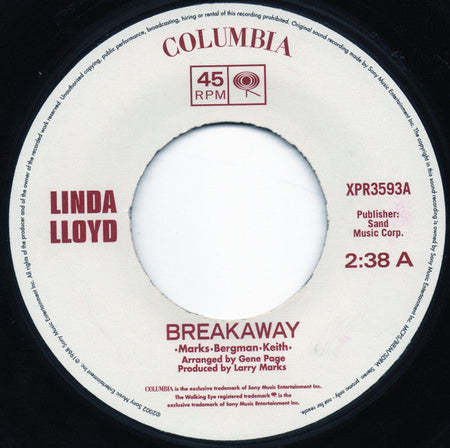 Linda Lloyd (2) Tangeers - Breakaway / Let My Heart And Soul Be Free - The Funkadoobian