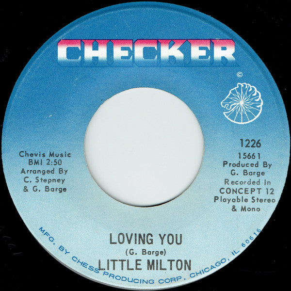 Little Milton - If Walls Could Talk / Loving You - The Funkadoobian