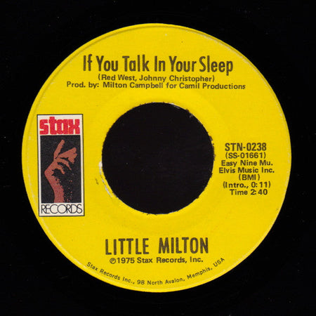 Little Milton - If You Talk In Your Sleep / Sweet Woman Of Mine - The Funkadoobian