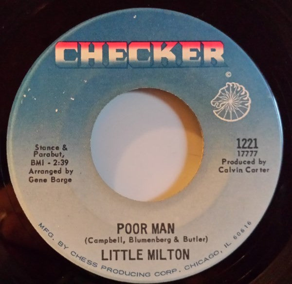 Little Milton - So Blue (Without You) / Poor Man - The Funkadoobian