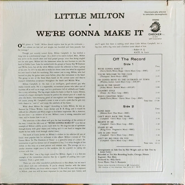 Little Milton - We're Gonna Make It - The Funkadoobian