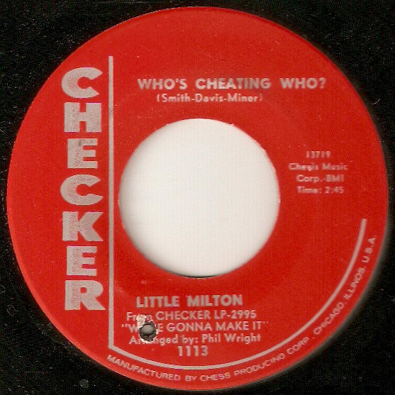 Little Milton - Who's Cheating Who / Ain't No Big Deal On You - The Funkadoobian