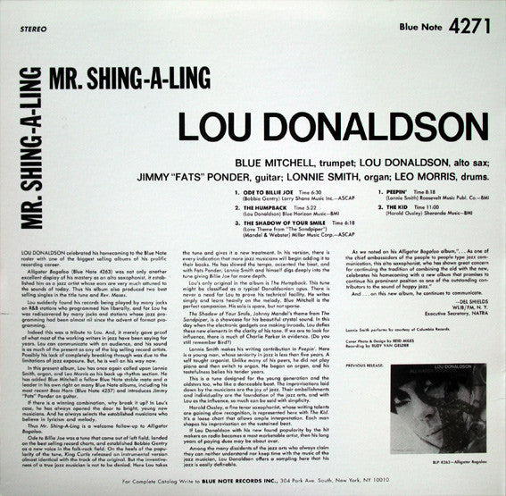 Lou Donaldson - Mr. Shing-A-Ling - The Funkadoobian