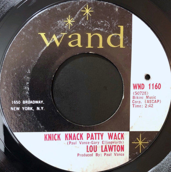 Lou Lawton - Knick Knack Patty Wack / It's That Time Of Day - The Funkadoobian
