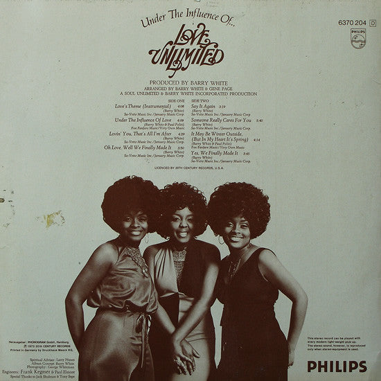 Love Unlimited - Under The Influence Of... Love Unlimited
