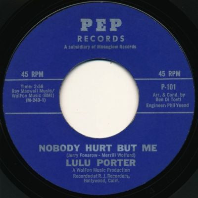 Lulu Porter - Nobody Hurt But Me - The Funkadoobian