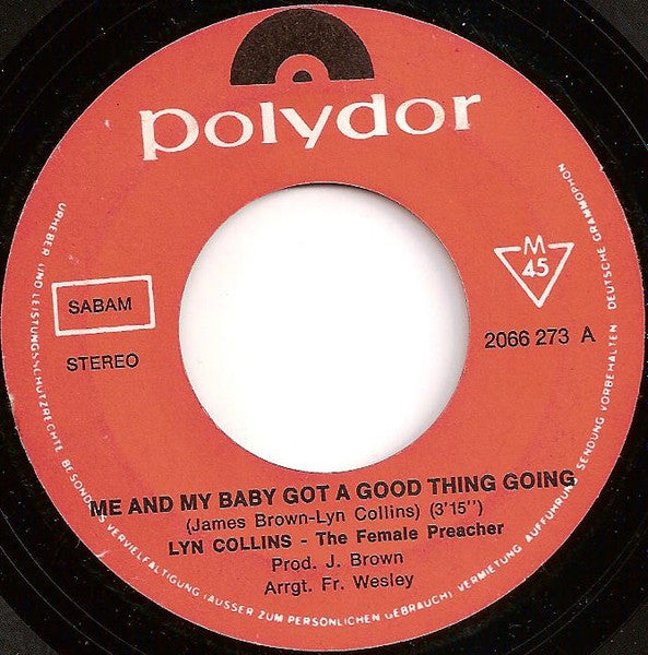 Lyn Collins - Me And My Baby Got A Good Thing Going - The Funkadoobian