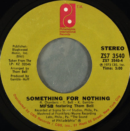 MFSB Featuring The Three Degrees - TSOP (The Sound Of Philadelphia) - The Funkadoobian