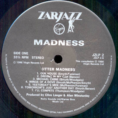 Madness - Utter Madness - The Funkadoobian