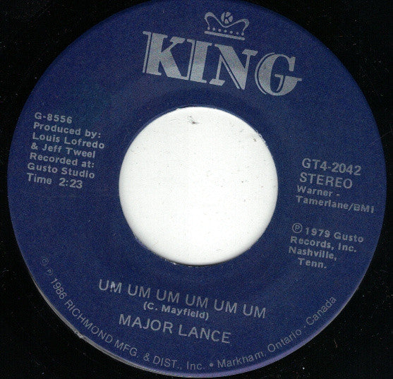 Major Lance - Um Um Um Um Um Um / The Monkey Time - The Funkadoobian