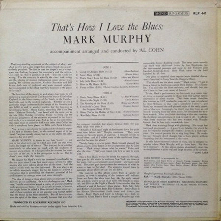 Mark Murphy - That's How I Love The Blues - The Funkadoobian