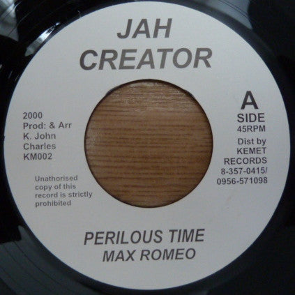 Max Romeo - Perilous Time - The Funkadoobian