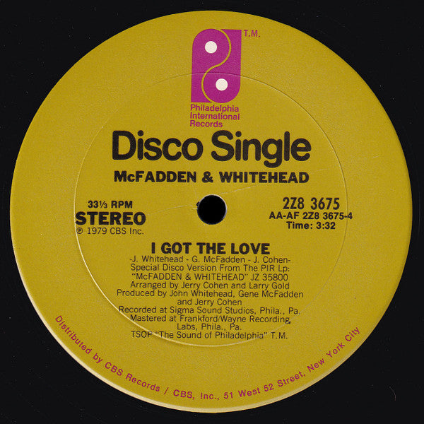 McFadden & Whitehead - Ain't No Stoppin' Us Now - The Funkadoobian