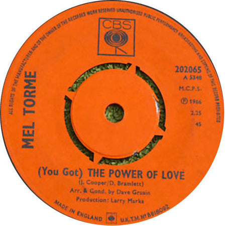 Mel Tormé - (You Got) The Power Of Love / Dominique's Discotheque - The Funkadoobian