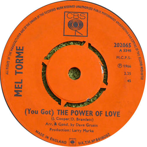 Mel Tormé - (You Got) The Power Of Love / Dominique's Discotheque - The Funkadoobian